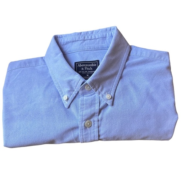 Abercrombie & Fitch Blue Button Down Business Casual Shirt - Picture 5 of 6
